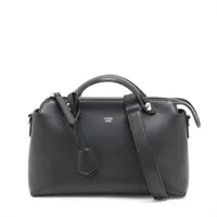 フェンディ バイザウェイ ミディアム レザー 2WAYハンドバッグ ブラック