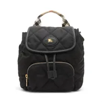 バーバリー ナイロン バックパック/リュック ブラック