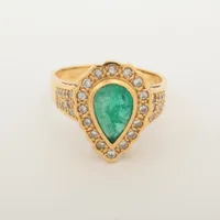 ノンブランド エメラルド ダイヤ K18