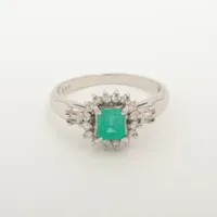 ノンブランド エメラルド ダイヤ Pt900