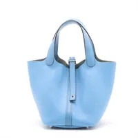 エルメス ピコタンロック タッチPM トリヨンクレマンス ブルーパラダイス シルバー金具