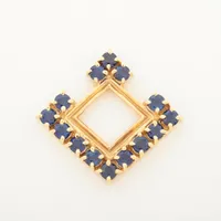 ミキモト サファイア K18(YG)