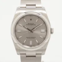 ロレックス オイスターパーペチュアル36 116000 SS AT シルバー文字盤