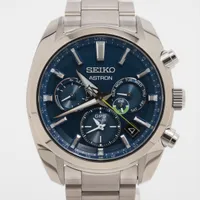 セイコー アストロン GPS SBXC055 SS ソーラー ブルー文字盤