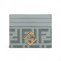 フェンディ ズッカ レザー マネークリップ ブラック Aランクの買取