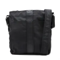 エルメス アカプルコ ポシェット バンドリエールMM ナイロン ブラック シルバー金具