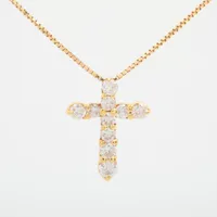 ノンブランド ダイヤ K18×金性不明