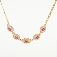 ノンブランド ルビー ダイヤ 750