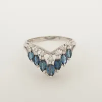 ノンブランド サファイア ダイヤ Pt900