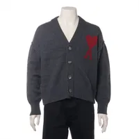 アミ アレクサンドルマテュッシ ウール カーディガン サイズ不明 グレー