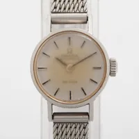 オメガ デヴィル SS×社外SS AT シルバー文字盤