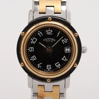 エルメス メドール コリエドシアン レザー ベルト 〇Z 70 ブラック B