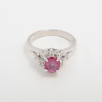 ノンブランド ルビー ダイヤ Pt900