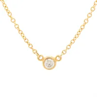 ティファニー バイザヤード 1P ダイヤ 750(YG) 直径約3.31mm