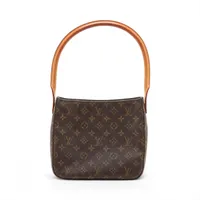 ヴィトン モノグラム ルーピングMM M51146 ブラウン