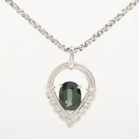 ノンブランド サファイア ダイヤ Pt850×金性不明