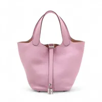 エルメス ピコタンロック18 PM トリヨンクレマンス モーヴシルベストル シルバー金具