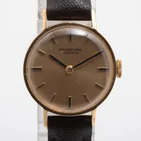 IWC シャウハウゼン YG×革 手巻き シャンパン文字盤