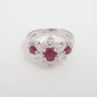 ノンブランド ルビー ダイヤ Pt900