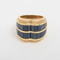 ノンブランド サファイア ダイヤ K18