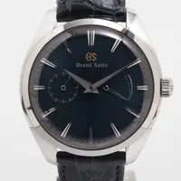 グランドセイコー エレガンス SBGK005 SS×革 手巻き ブルー文字盤
