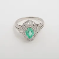 ノンブランド エメラルド ダイヤ Pt900