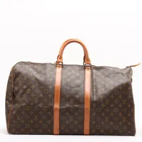 ルイ・ヴィトン モノグラム キーポル55 M41424 ブラウン