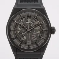 ゼニス デファイ クラシック 49.9000.670/77.R782 CE×ラバー AT スケルトン文字盤