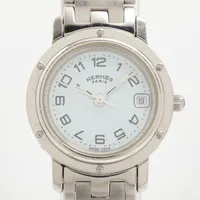 エルメス クリッパー CL4.210 SS QZ ホワイト文字盤