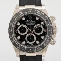 ロレックス コスモグラフデイトナ 116519LNG WG×ラバー AT ブラック文字盤