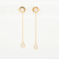 ティファニー バイザヤード ドロップ ダイヤ 750(YG) 直径約3.75～4.38mm