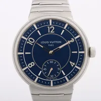 ルイ・ヴィトン タンブール W1ST20 SS AT ブルー文字盤