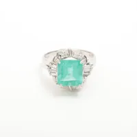 ノンブランド エメラルド ダイヤ Pt900