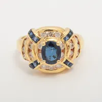 ノンブランド サファイア ダイヤ K18