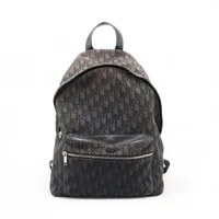 ディオール オブリーク キャンバス バックパック/リュック ブラック