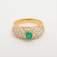 ノンブランド エメラルド ダイヤ K18