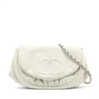 シャネル ココマーク キャビアスキン グリーン シルバー金具