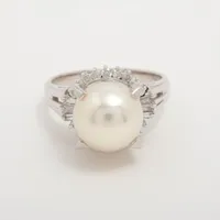 ノンブランド パール ダイヤ Pt900