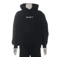 シュプリーム ボックスロゴ コットン×ポリエステル パーカー 24AW M ブラック