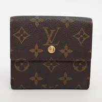 ヴィトン モノグラム ポルトフォイユエリーズ M61654 コンパクトウォレット ブラウン