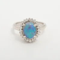 ノンブランド オパール ダイヤ Pt900