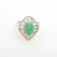 ノンブランド 翡翠 ダイヤ Pt900