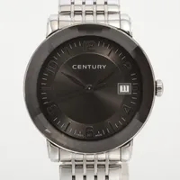 センチュリー エレガンス SS QZ ブラック文字盤