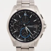 カシオ オシアナス OCW-T2600-1AJF TI ソーラー ブラック文字盤