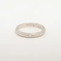 カルティエ ウェディング 1P ダイヤ Pt950 47