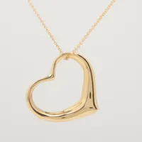 ティファニー オープンハート K18(YG)×18K(YG)