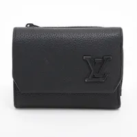 ヴィトン LVアエログラム ポルトフォイユ パイロット M81740 コンパクトウォレット ノワール
