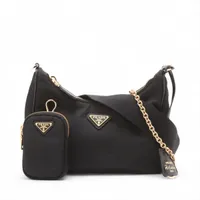 プラダ テスート ナイロン 2WAYショルダーバッグ ブラック