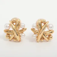 ミキモト パール K18(YG) 約3.0～4.5mm