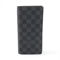 ルイ・ヴィトン ダミエ グラフィット ポルトフォイユブラザ N62665 ロングウォレット ブラック